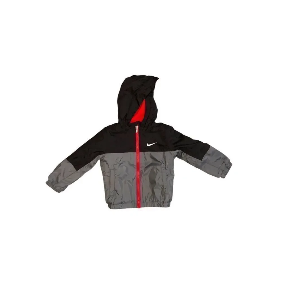Nike Toddler Nylon and Fleece lined Jacket with Hood Size 2T